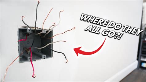 trace wires from junction box|traceable wire to breaker.